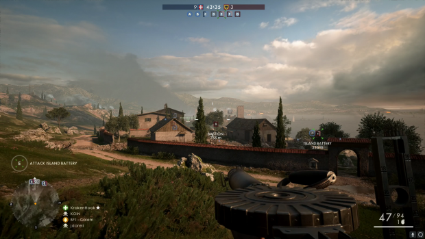 Das kleine Städtchen gehört bald uns! (Screenshot: Golem.de)